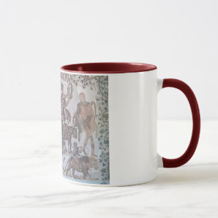 Forntida romerska mosaik mugg