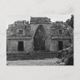 Forntida ruiner: Port till Labna, Yucatan, Mexiko Vykort