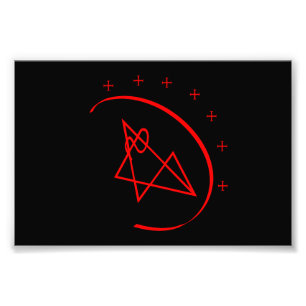 Forntida "sanning" Sigil Fototryck