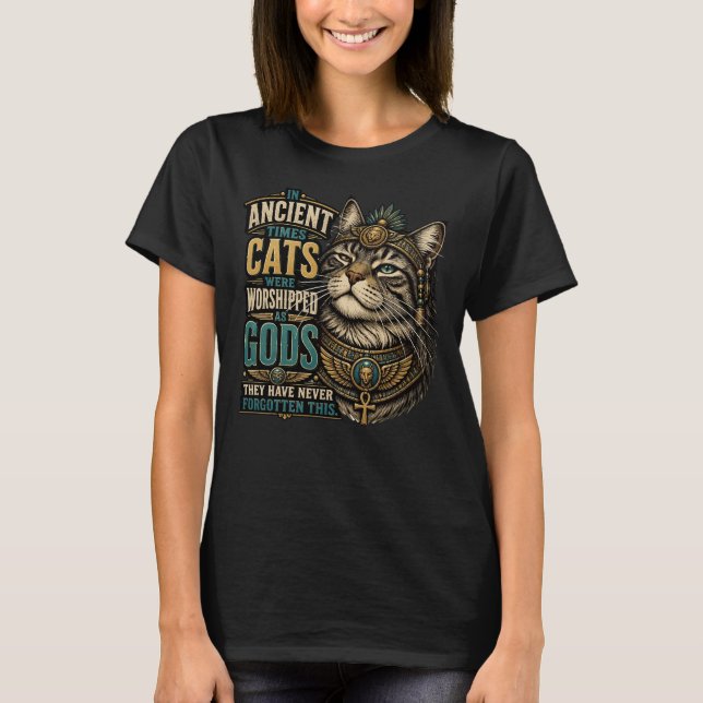 Forntida sibirisk kattattityd t shirt (Framsida)
