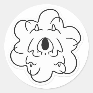 Forntida Skugga Kageko Fantasy-dekal Runt Klistermärke