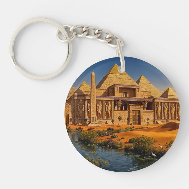 Forntida slott från de brännande sanddynerna (Framsidan)