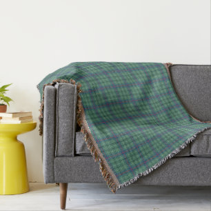Forntida Tartan för Duncan klan Filt