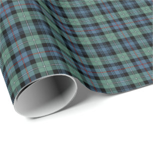 Forntida Tartan för Mackenzie klan Presentpapper