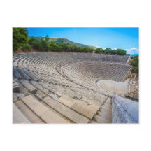 forntida teater i Epidaurus, Argolis, Grekland