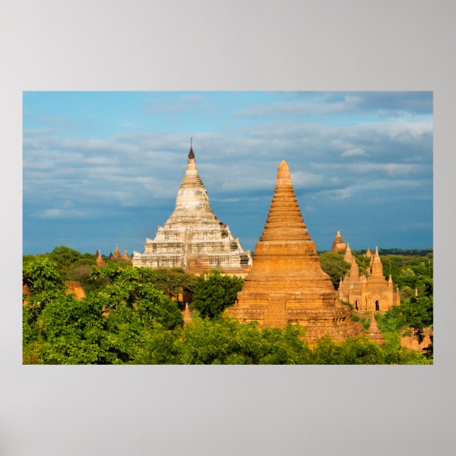 Forntida tempel och pagoder | Bagan Poster (Framsidan)