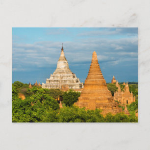 Forntida tempel och pagoder Bagan Vykort