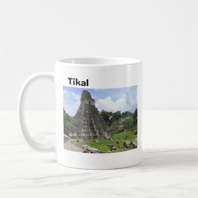 Forntida Tikal Kaffemugg (Vänster)