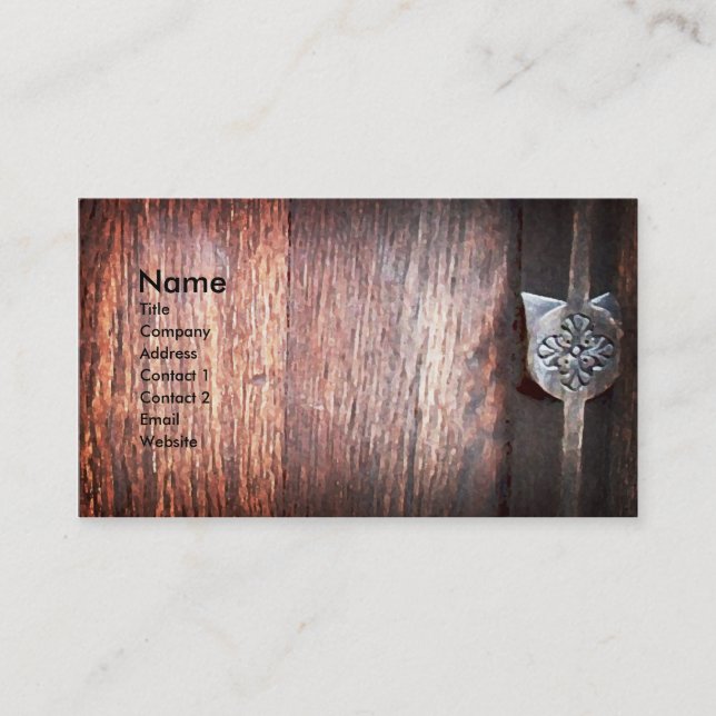 Forntida trä, visitkortmall visitkort (Framsida)