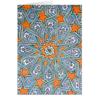 Forntida turkisk fröjd hälsningskort