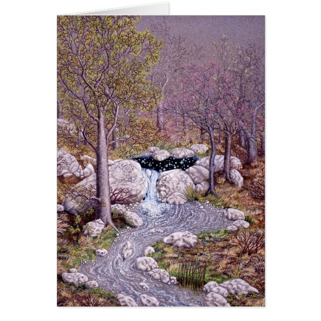 Forntida vår vid Darlene P. Coltrain Hälsningskort (Framsidan)