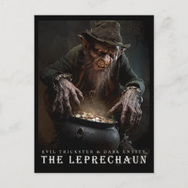 Forntida varelse & odjur: Leprechaun-kort Vykort