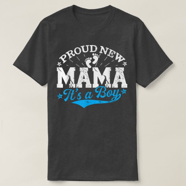 Förnuftig Gender Reveal stolt ny Mamma. Det är en  T Shirt (Design framsida)