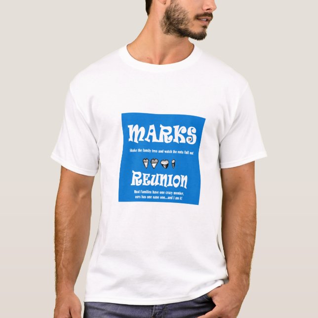 Förnuftig markerar möteutslagsplatsen, manar tee shirt (Framsida)