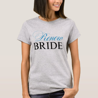 Förnya bröllop Elegant skript Bröllopslöfte förnye T Shirt