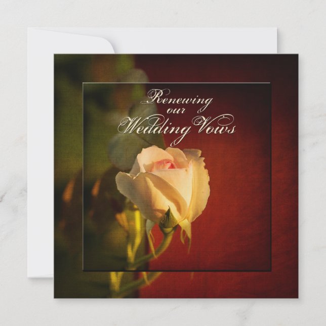 Förnya Bröllop-rader - inbjudningar (Framsida)