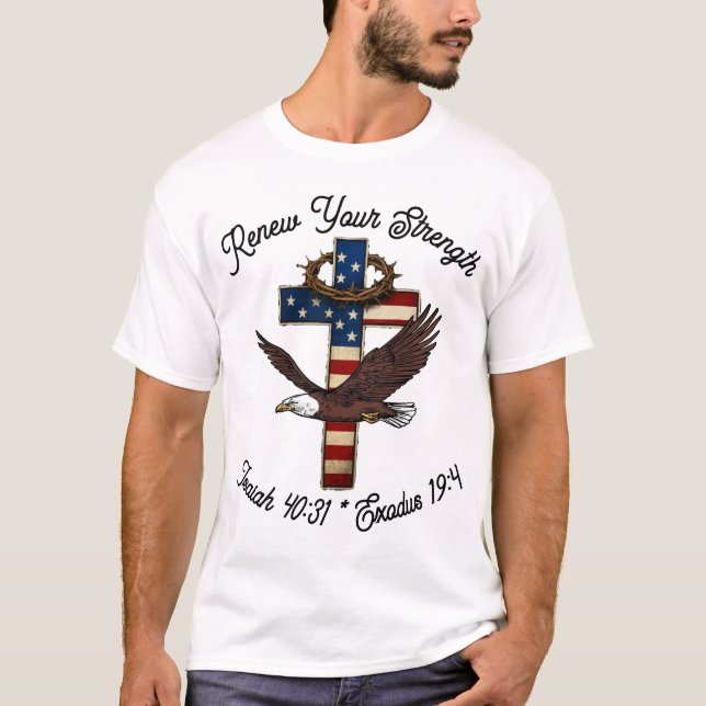 Förnya din styrka t shirt (Framsida)