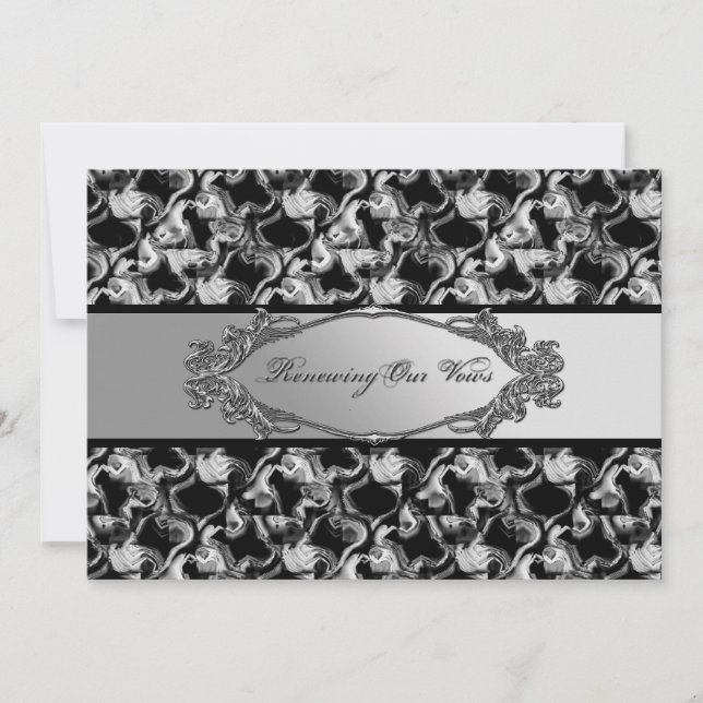 Förnya inbjudan till Bröllop-rader (Framsida)