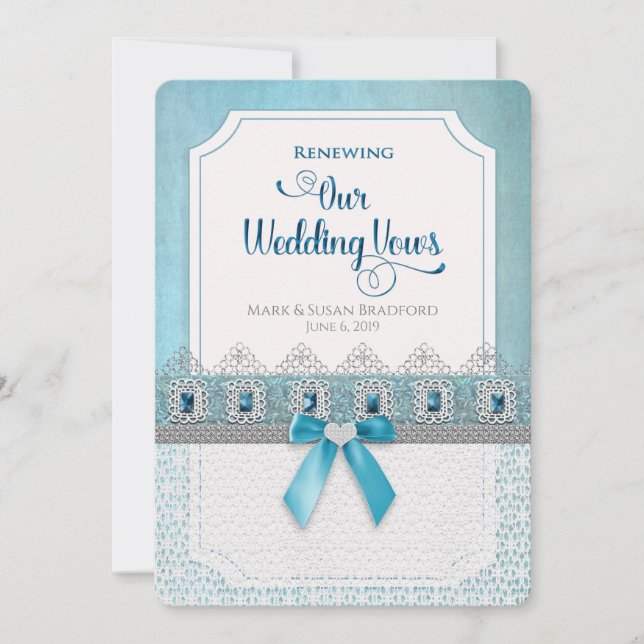 Förnya inbjudan till Eleganten för Bröllop-rader,  (Framsida)