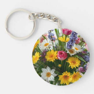 Förnyad som vårblommig nyckelring