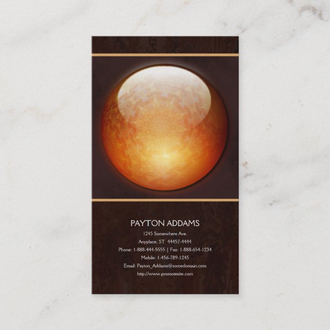 Förnyandejuvel - vertikal visitkort (Framsida)