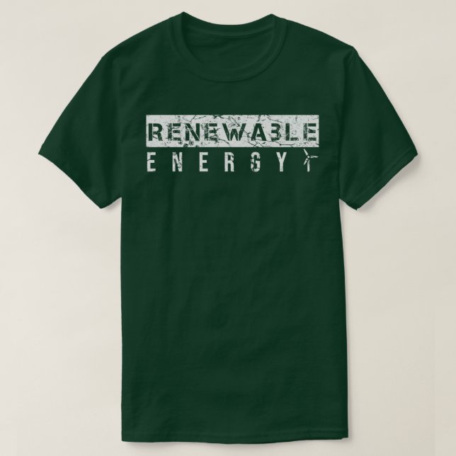 Förnybar energi 7 t shirt (Design framsida)