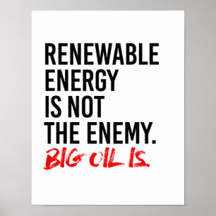 FÖRNYBAR ENERGI ÄR INTE ENEMIN - - PROJEKTIV POSTER