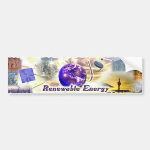 Förnybar energi bildekal