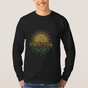 Förnybar energi från solenergi i Sol T Shirt