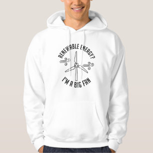 Förnybar energi hoodie