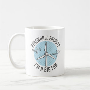 Förnybar energi kaffemugg