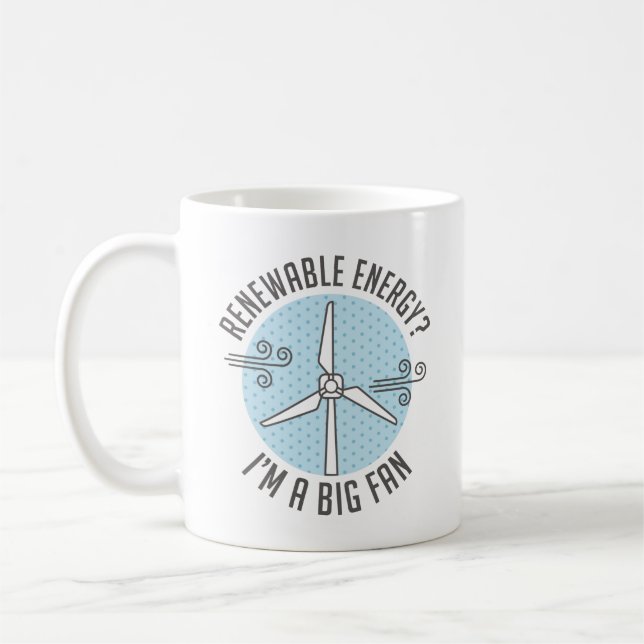 Förnybar energi kaffemugg (Vänster)