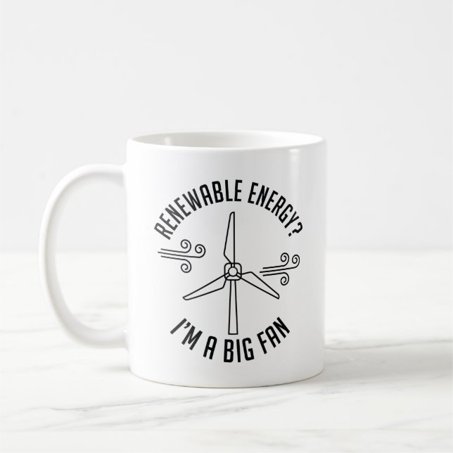 Förnybar energi kaffemugg (Vänster)