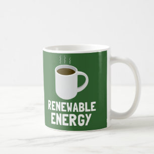Förnybar energi kaffemugg