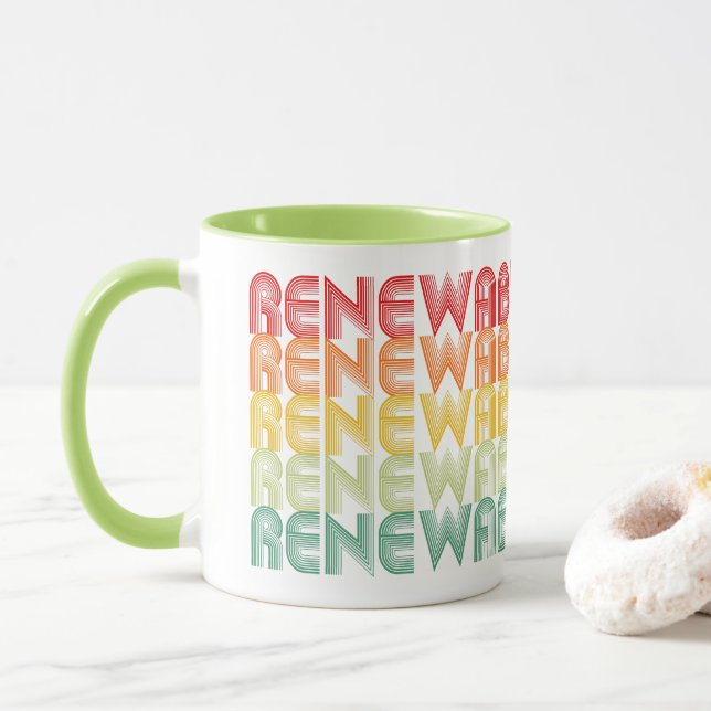 Förnybar energi mugg (Med munk)