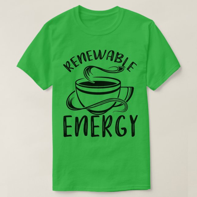 Förnybar energi t shirt (Design framsida)