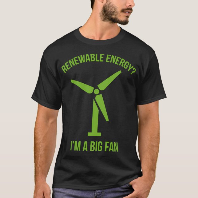 Förnybar energi t shirt (Framsida)
