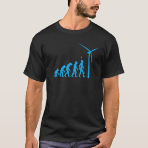 Förnybar energi vindkraft evolution Premium T Shirt