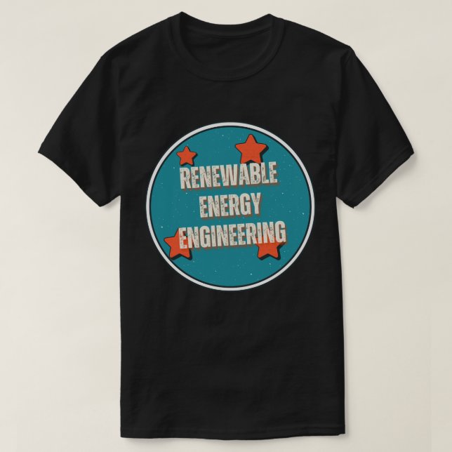 Förnybar energiteknik t shirt (Design framsida)