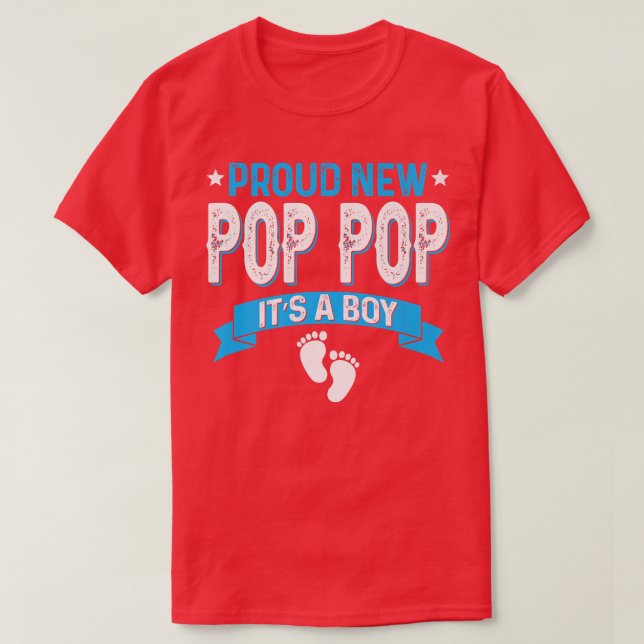 Förnybar Gender för familjen Reveal Proud Ny pop-p T Shirt (Design framsida)