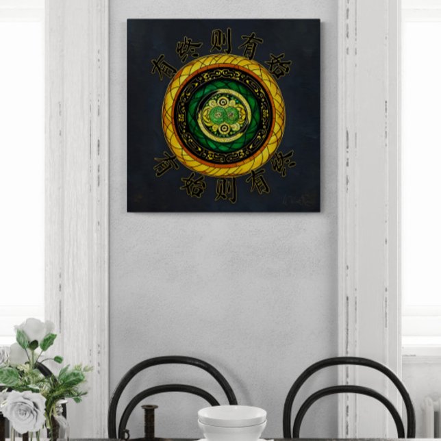 Förnyelse: {24} Där det är slut börjar det Canvastryck (Skapare uppladdad)