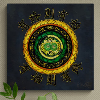 Förnyelse: {26} Där det är slut börjar det Canvastryck