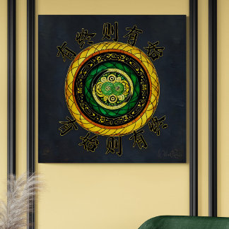 Förnyelse: {36} Där det är slut börjar det Canvastryck