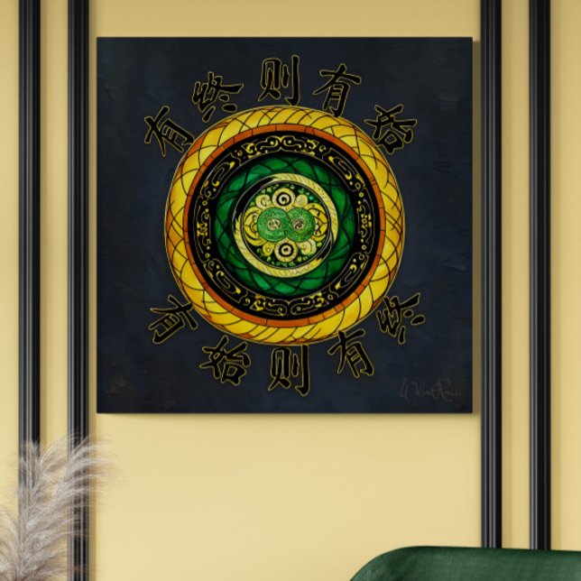 Förnyelse: {36} Där det är slut börjar det Canvastryck (Skapare uppladdad)