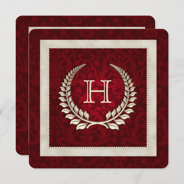 Förnyelse av rödbetor och Pearls bröllop Inbjudningar (Fram/baksida)