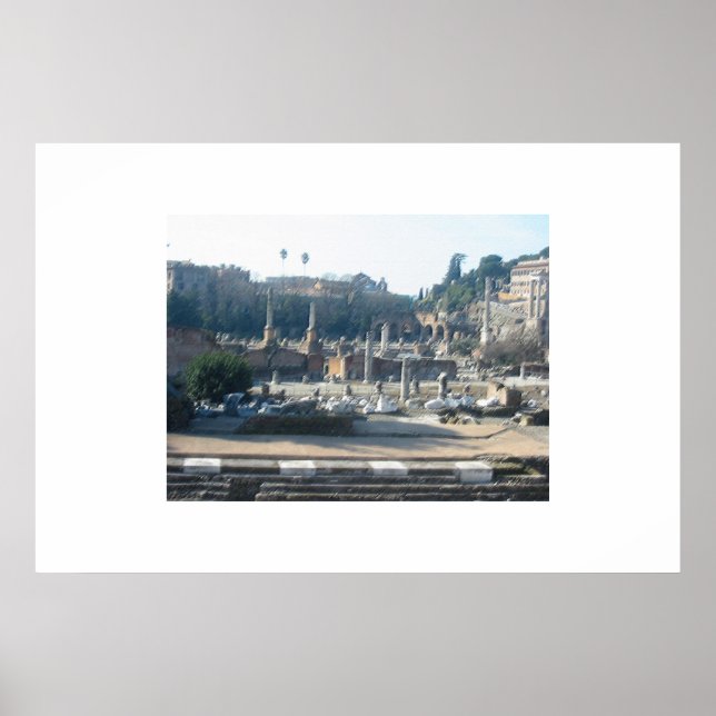 Foro Romano (Rom) Poster (Framsidan)