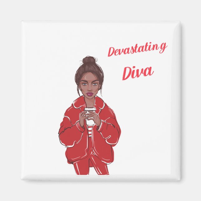 Förödande Diva Magnet (Framsidan)