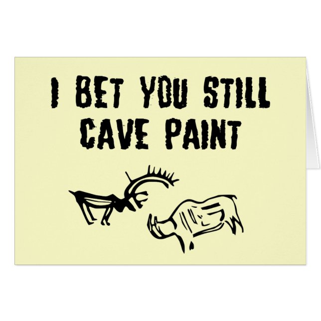 Förolämpa slogan hälsningskort (Framsidan Horizontal)