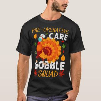 Föroperativt gobble Squad Turkey Thanksgiven in T Shirt