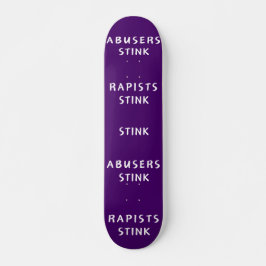 Förorenare och Rapists Stink Mini Skateboard Bräda 18,5 Cm